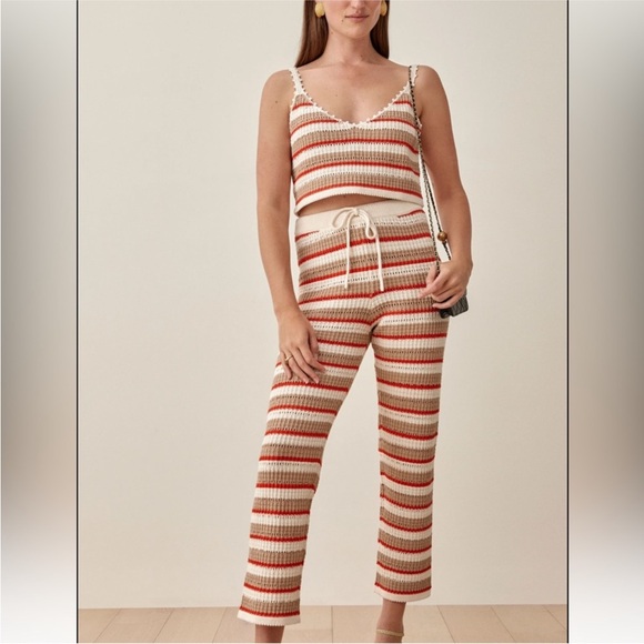 Carini open knit set from reformation - Picture 3 of 7